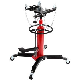 35" to 70" Professional Hydraulic Transmission Jack 1100 lbs/ 0.5 Ton 2 Stage for Car Lift