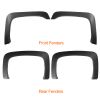 4PCS Wheel Rivet Fender Flares Pocket Style for 07-13 Chevy Silverado 1500 2500HD/3500HD