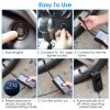 Car Tire Inflator Pump Portable Car Air Compressor Corded Electric Air Pump With LED Light