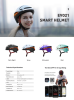 Smart Bluetooth helmet. (1920x1080P sports camera, multi-person group real-time intercom, SOS positioning, BT5.2+BLE4.2 Bluetooth, 2x0.5W stereo phone