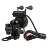 Motorcycle Handlebar Mount Holder with USB Charger for cellphones