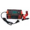 Car Battery Charger 12V/8A 24V/4A Smart Automatic Battery Charger with LCD Display