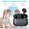 Waterproof Wireless 5.0 TWS Earbuds Wireless Headsets w/ Magnetic Charging Case Battery Remain Display