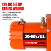 X-BULL 12V Synthetic Rope Winch-13000 lb. Load Capacity Premium Electric Winch (orange)