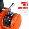 X-BULL 12V Synthetic Rope Winch-13000 lb. Load Capacity Premium Electric Winch (orange)