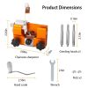 Chainsaw Chain Sharpening Jig Universal Chainsaw Sharpener Kit Hand Crank Chain Sharpener for Electric Saw for Lumberjack Garden Worker