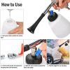 Car Cleaning Gun Air Pulse Sprayer Dust Removal Nozzle Washer Interior Exterior Cleaner Seat Floor Carpet Door Panel Kitchen