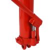 Hydraulic Long Ram Jack with Single Piston Pump and Clevis Base (Fits: Garage/Shop Cranes, Engine Hoists, and More): 8 Ton (16,000 lb) Capacity, Red