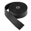 2in 50FT Exhaust Heat Wrap Fiberglass Manifold Header Pipe Heat Wrap  with 12 Locking Ties