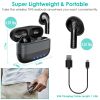 Waterproof Wireless 5.0 TWS Earbuds Wireless Headsets w/ Magnetic Charging Case Battery Remain Display