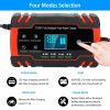 Car Battery Charger 12V/8A 24V/4A Smart Automatic Battery Charger with LCD Display