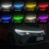 71'' RGB Car LED DRL Hood Light Engine Cover Strip Headlight Strip APP Control