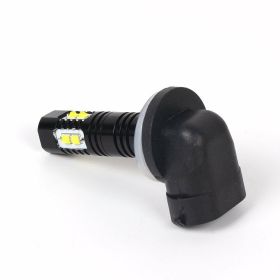 Car LED Fog Light 10SMD High Power Car Light Black Shell (Option: 01)