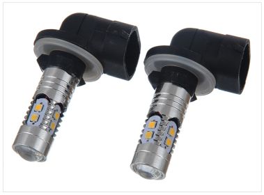 Car Led Fog Light 880 881 50W 2828 High-Power Headlights Car Lights 889 899 (Option: 880-White light)