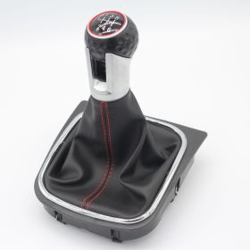 Applicable To Automobile Dust Boot Gear Lever Handball (Option: Fifth gear)