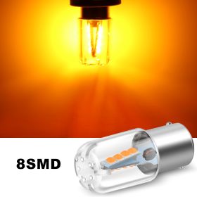 8SMD Automotive LED1156 1157 LED Bulb Truck Brake Light (Option: 8yellow light)