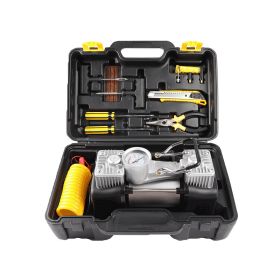 Multifunctional Tire Electric Car Tire Repair kit Tool Box (Option: Double cylinder set)