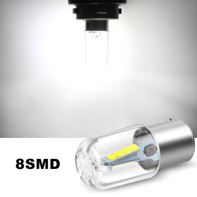 8SMD Automotive LED1156 1157 LED Bulb Truck Brake Light (Option: 8white light)