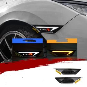 Retrofit Side Turn Signal Fender Streamer (Option: TypeR yellow)