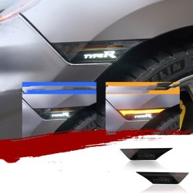 Retrofit Side Turn Signal Fender Streamer (Option: TypeR smoked black)