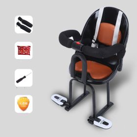 Front Baby Battery Scooter Safety Front Seat (Color: Black)