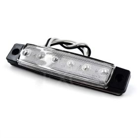 Trailer Side Lights Truck Side Warning (Color: White)