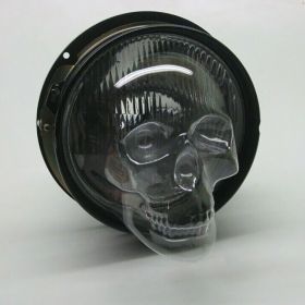 Halloween Skull Decoration Supplies High Beam Lampshade (Option: Black-17.78x17.78x11.73)