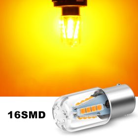 8SMD Automotive LED1156 1157 LED Bulb Truck Brake Light (Option: 16yellow light)